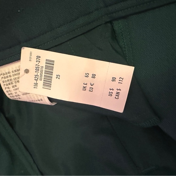 Curve Love A&F Sloane Tailored Wide Leg Pant Green - Picture 4 of 5